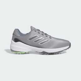 Adidas: Серебристые кроссовки 