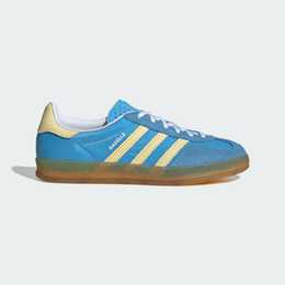 Adidas: Голубые кроссовки  Gazelle Indoor