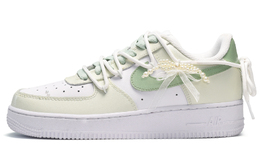 Nike: Зелёные кроссовки  Air Force 1