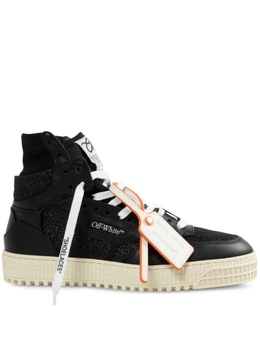 Off-White: Чёрные кроссовки  Off Court