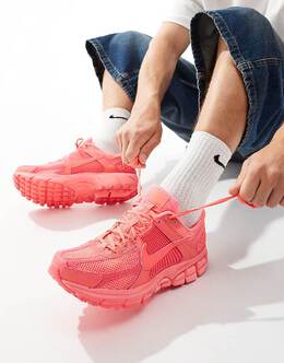 Nike: Розовые кроссовки  Air Zoom
