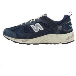 New Balance: Синие кроссовки 