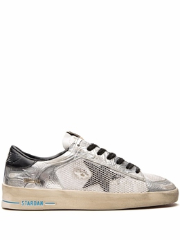 Golden Goose: Белые кеды  Stardan