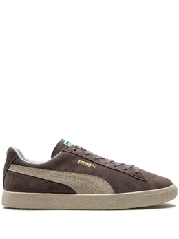 PUMA: Фиолетовые кроссовки 