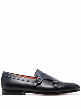 Santoni: Чёрные туфли 