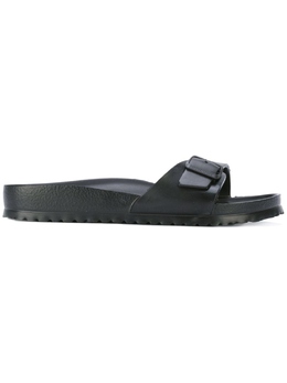 Birkenstock: Чёрные сандалии 