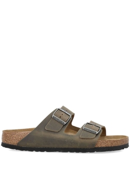 Birkenstock: Зелёные сандалии  Arizona Oiled