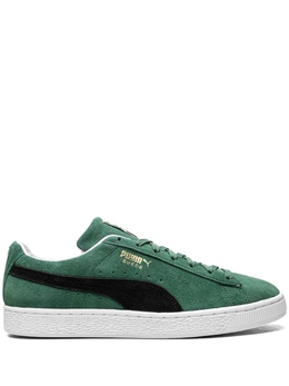 PUMA: Зелёные кеды  Suede Classic XXI