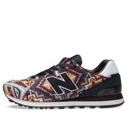 New Balance: Чёрные кроссовки  574