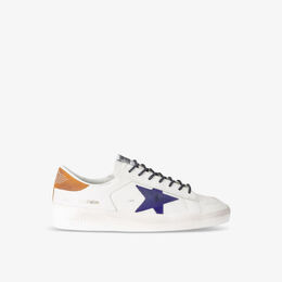 Golden Goose: Белые кроссовки  Stardan