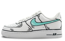 Nike: Голубые кроссовки  Air Force 1