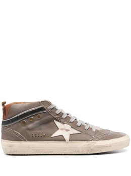 Golden Goose: Коричневые кеды  Mid Star