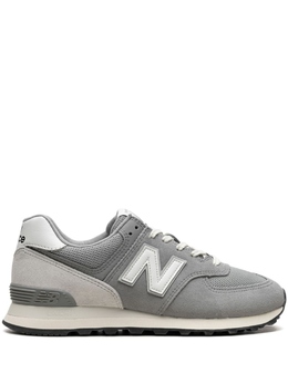 New Balance: Белые кроссовки  574