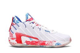 Adidas: Белые кроссовки  Dame 7