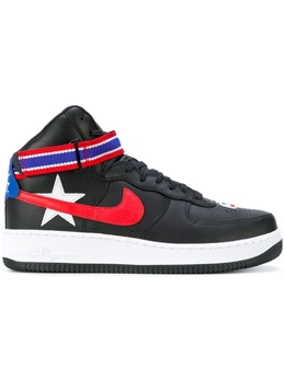 Nike: Чёрные кроссовки  Air Force 1