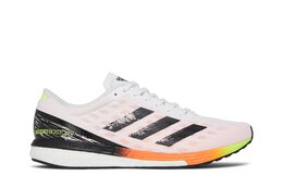 Adidas: Белые кроссовки  Adizero Boston