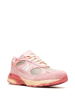 New Balance: Розовые кроссовки 