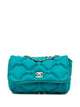 CHANEL Pre-Owned: Голубая сумка 
