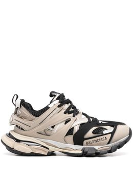 Balenciaga: Чёрные кроссовки  Track