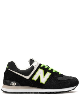 New Balance: Чёрные кроссовки  574