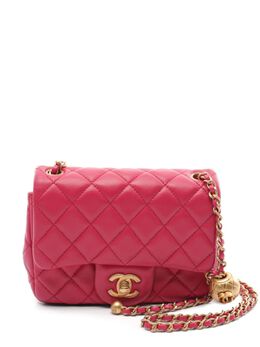 CHANEL Pre-Owned: Розовая сумка 