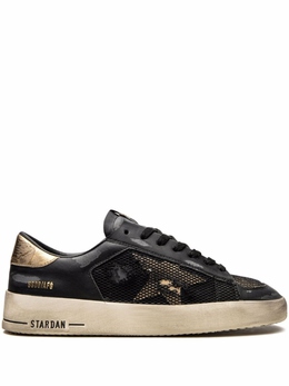 Golden Goose: Чёрные кеды  Stardan