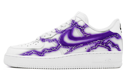 Nike: Фиолетовые кроссовки  Air Force 1