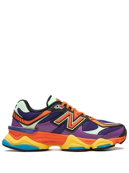 New Balance: Фиолетовые кроссовки  9060