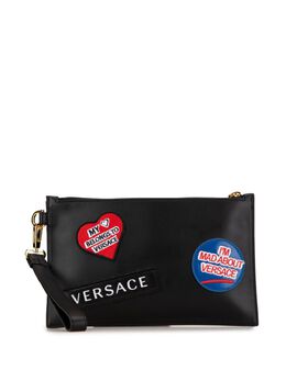 Versace Pre-Owned: Чёрный клатч 