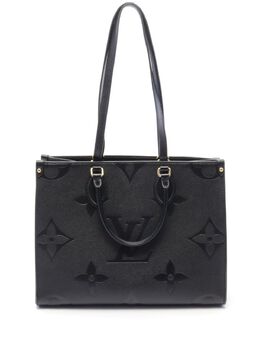 Louis Vuitton Pre-Owned: Чёрная сумка-шоппер 