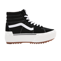 Vans: Чёрные кроссовки  Sk8-Hi