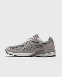 New Balance: Серые кроссовки 