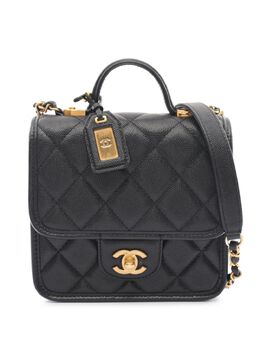 CHANEL Pre-Owned: Чёрная сумка 