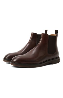 Brunello Cucinelli: Коричневые ботинки 