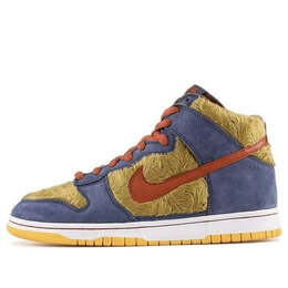 Nike: Синие кроссовки  SB Dunk High Premium