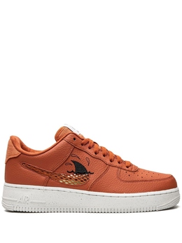 Nike: Оранжевые кроссовки  Air Force 1