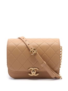 CHANEL Pre-Owned: Бежевая сумка 