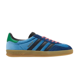 Adidas: Синие кроссовки  Gazelle Indoor