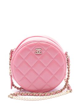 CHANEL Pre-Owned: Розовая сумка 