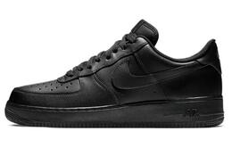 Nike: Чёрные кроссовки  Air Force 1