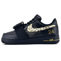 Nike: Чёрные кроссовки  Air Force 1