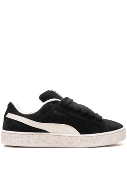 PUMA: Чёрные кроссовки  Suede