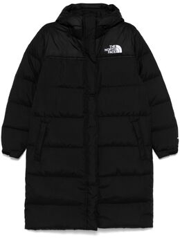 The North Face: Чёрный пуховик  Nuptse