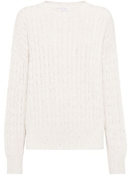 Brunello Cucinelli: Свитер с блёстками 