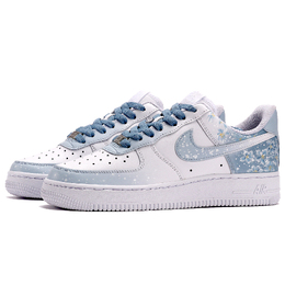 Nike: Голубые кроссовки  Air Force 1