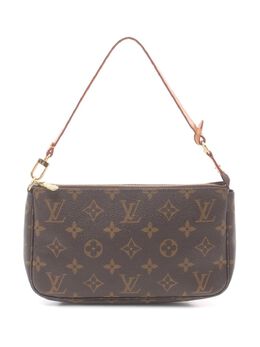 Louis Vuitton Pre-Owned: Коричневый клатч 