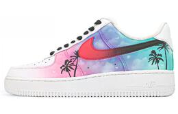 Nike: Розовые кроссовки  Air Force 1