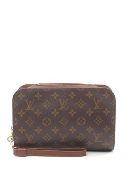 Louis Vuitton Pre-Owned: Коричневый клатч 