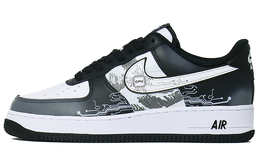 Nike: Чёрные кроссовки  Air Force 1