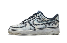Nike: Чёрные кроссовки  Air Force 1